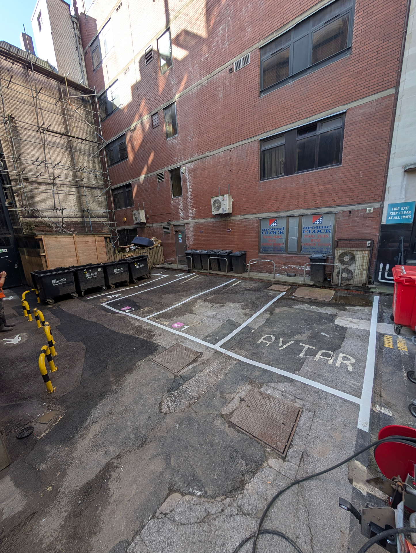 Car Park White Lining — Leeds